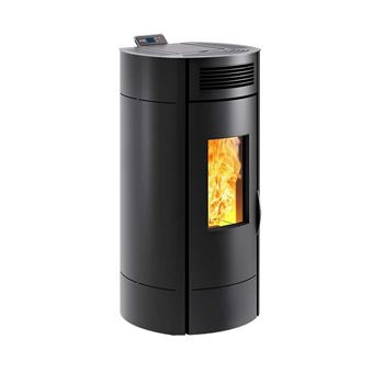 Poêle à granulés de bois 8kw noir Invicta P941984 - 1