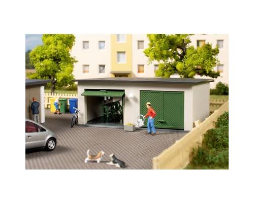 Garage H0 Auhagen H0 Au Doppelgarage 11456