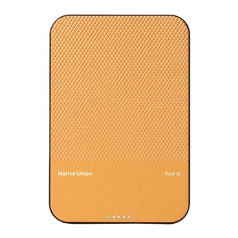 Batterie Externe 5000mAh Magnétique MagSafe & Qi2 Native Union Jaune