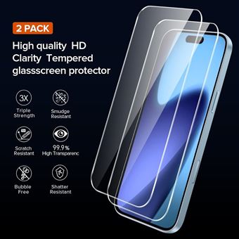 Coque Silicone Transparente IPhone 13 + 2 Verres Trempés - Pack Little Boutik