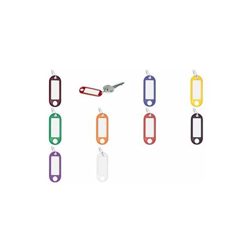 Non Communiqué Blanc Wedo Porte-Clés Avec Anneau, Diamètre: 18 Mm,