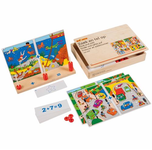 Trouver et additionner - jeu d'apprentissage
