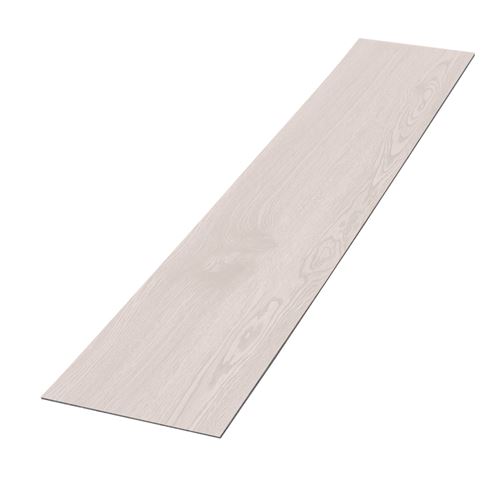 ML-Design Revêtement de Sol en PVC, Lames de Vinyle Autocollantes, 91,5 cm x 15,3 cm x 2 mm, Épaisseur 2 mm, 6,69 m² / 48 Planches, Blanc, Motif Bois
