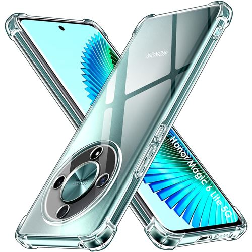 Coque pour Honor Magic 6 Lite 5G - Antichoc Protection TPU Souple Transparent Phonillico®