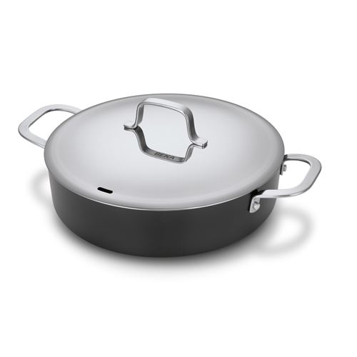 Non Communiqué Argent / Métallique Sauteuse En Aluminium 2 Anses Avec Couvercle 28 Cm Maestro - Beka - Acier