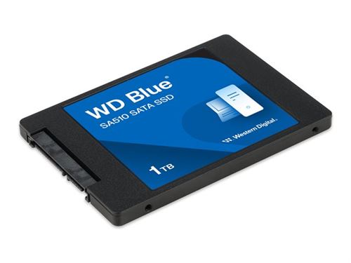 WD Blue SA510 WDS100T3B0A - SSD - 1 TB - intern - 2.5 - SATA 6Gb/s - blauw