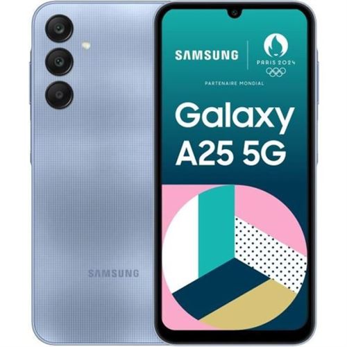 Smartphone Telephone Samsung Gala y A25 256 Go 5G Bleu
