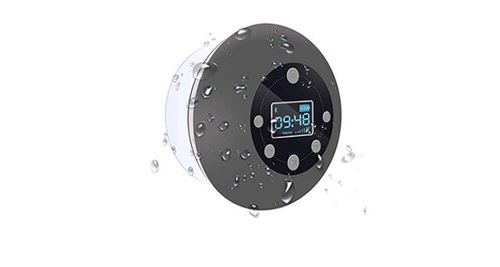 Chronus Noir Douche Radio Haut-Parleur Bluetooth 5. 0, Musique De Salle De Bain Sans Fil Étanche(Noir) - Image 3