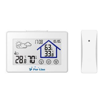 CHAUSSMART Horloge Station Météo, Accessoires pour la maison