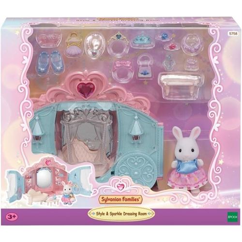 Coffret De Jeu Sylvanian Families 5758 – Dressing De Princesse Avec Figurine Lapin Neige - vue 3