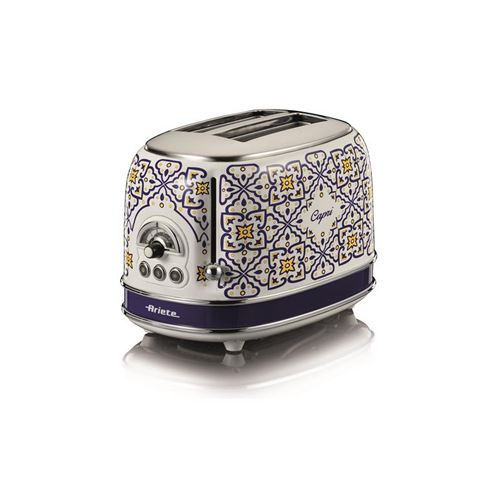 Ariete Multicolore Capri 0155/1C - Grille-Pain - 2 Tranche - 2 Emplacements