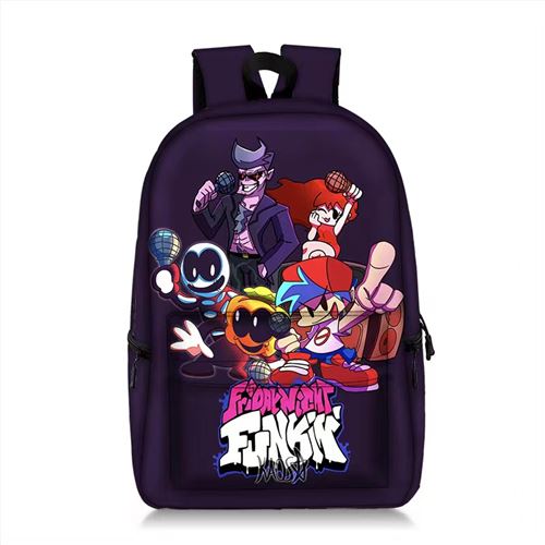 Sac à Dos Friday night funkin pour Enfants Cadeaux pour Garçon (SD1159) 28*14*47 cm Multicolore
