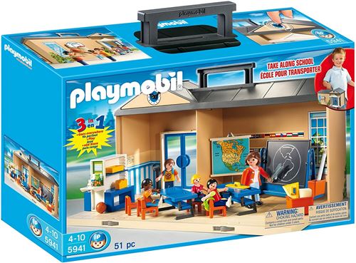 école transportable playmobil Clearance