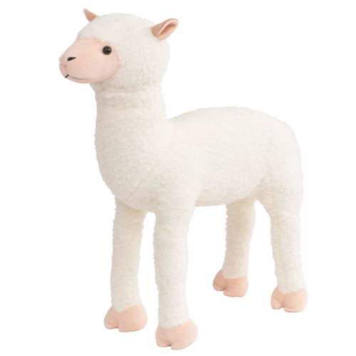 Vidaxl Blanc Jouet En Peluche Alpaga Xxl
