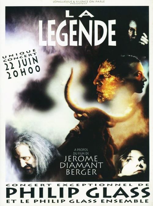 Philip Glass Et Son Ensemble Jouent Pour La Légende - AFFICHE CINEMA ORIGINALE