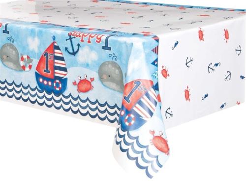 Haza Original nappe premier anniversaire marin 137 x 213 cm