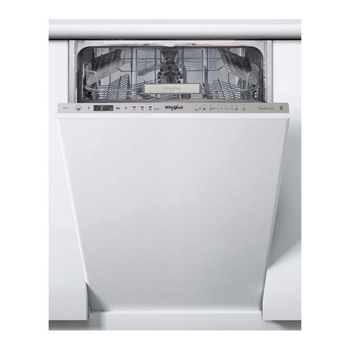Whirlpool Slimline WSIO 3T223 PE X - Lave-vaisselle - intégrable - Niche - largeur : 45 cm - profondeur : 56 cm - hauteur : 82 cm - inox