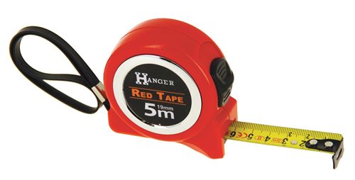 Hanger Mètre Ruban 5 M X 19Mm 'Red Tape' - 100022 - Image 1