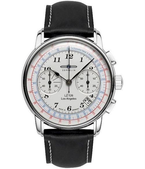 Zeppelin Montre pour Hommes LZ126 Los Angeles Chronographe 7614-1