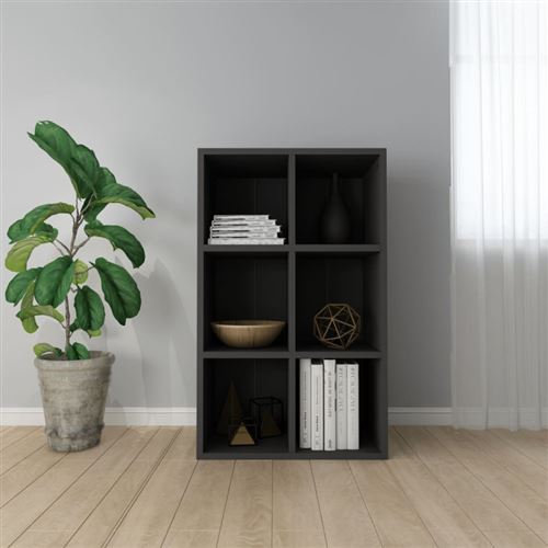 vidaXL Bibliothèque/Buffet Noir 66x30x97,8 cm Aggloméré