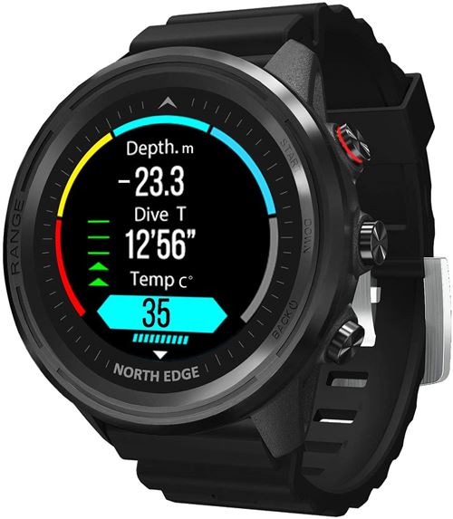 Montre connectée NORTH EDGE Range5 Noir