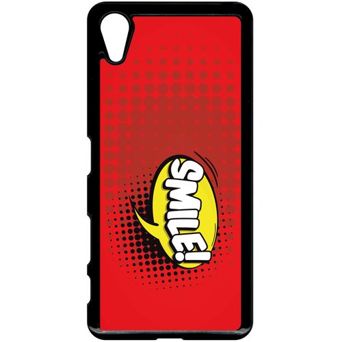 Coque Sony Xperia X Performance Smile Fond Rouge