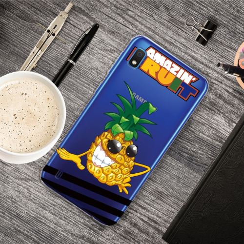 Coque en TPU impression de motifs clair ananas pour votre Samsung Galaxy A10