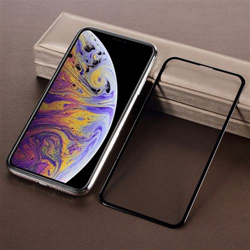 Protecteur écran en verre trempé 0.3mm 3D courbe pleine grandeur noir pour votre Apple iPhone XR