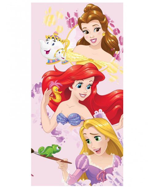Serviette de bain Princesses Disney Trio