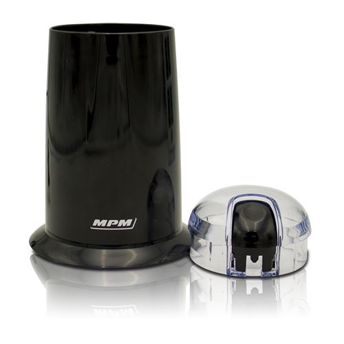 MPM MMK-07/C Petit moulin à café électrique, graines et noix d'épices, double lame 140W Negro