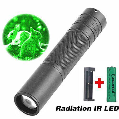 5W 850nm torche LED infrarouge lampe de poche IR zoomable pour la portée de vision nocturne