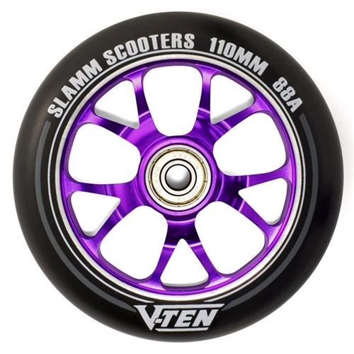 Roue Trottinette Freestyle SLAMM 110mm V-Ten II Wheels Purple