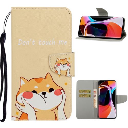 Etui en PU impression de motif magnétique avec support et sangle animal de dessin animé pour votre Xiaomi Mi 10/10 Pro