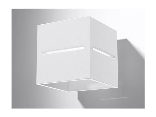 Applique design HOBI - aluminium - blanc