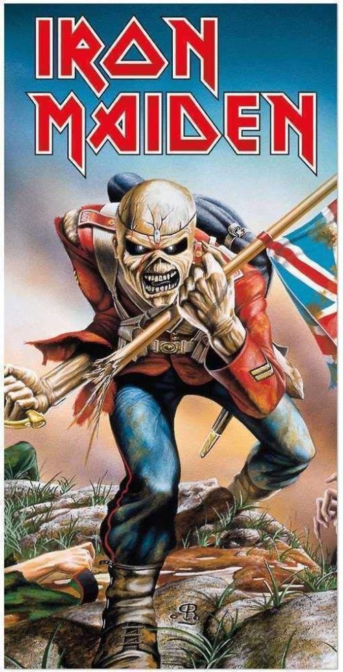 Iron Maiden The Trooper Drap De Bain Standard