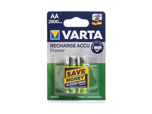Varta Professional Accu - Batterie 2 x type AA - NiMH - 2500 mAh
