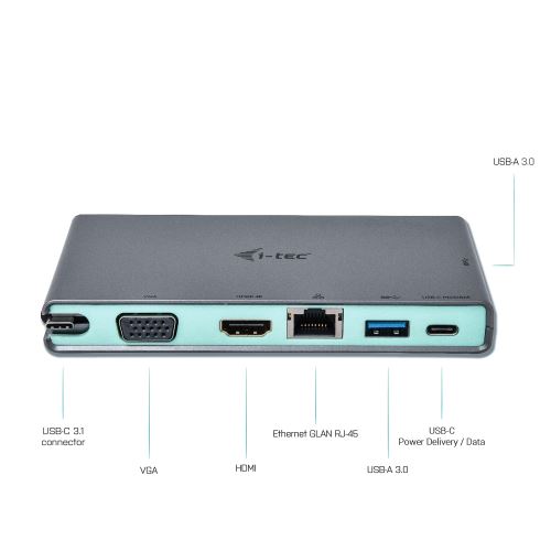 I-TEC USB-C Travel Dock 4K HDMI VGA