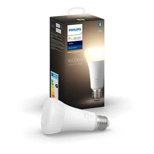 Ampoule connectée Philips Hue White E27 A67 100W