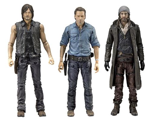 The Walking Dead Tv Version Pack 3 Figurines Allies 13 Cm