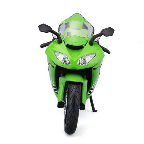 Moto Kawasaki Ninja ZX 10R Modele Reduit a l Echelle 1 12 Maisto Vert Autre circuits et vehicules Achat prix fnac