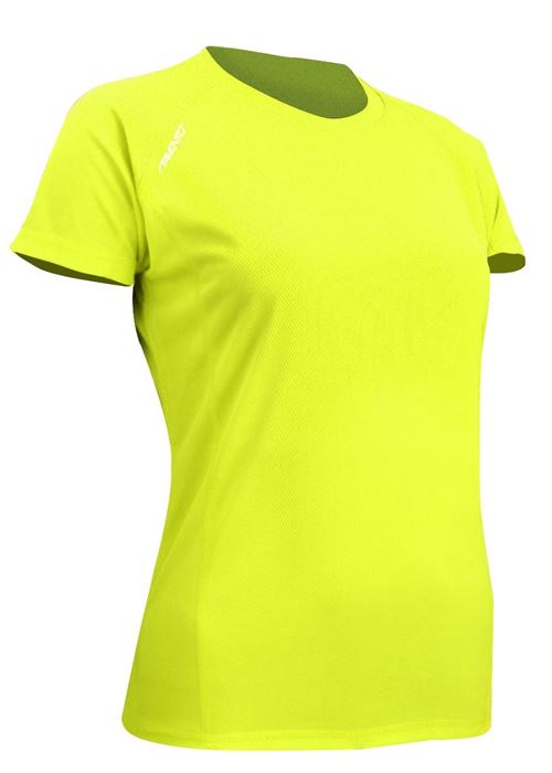 Avento SPORT SHIRT DE DAMES FLUOR JAUNE
