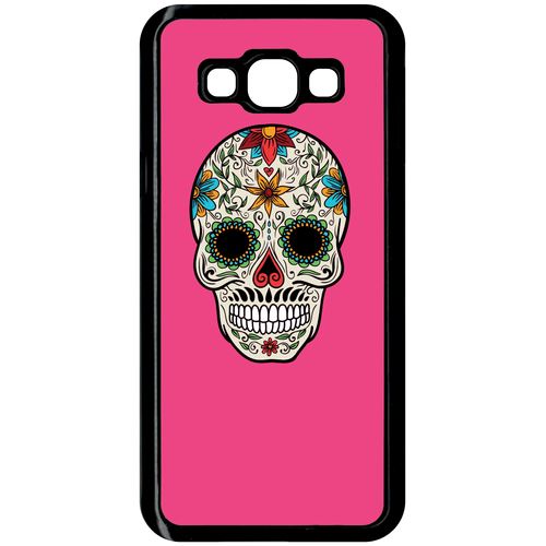 Coque Samsung Galaxy A8 Crane Couleurs Fond Rose