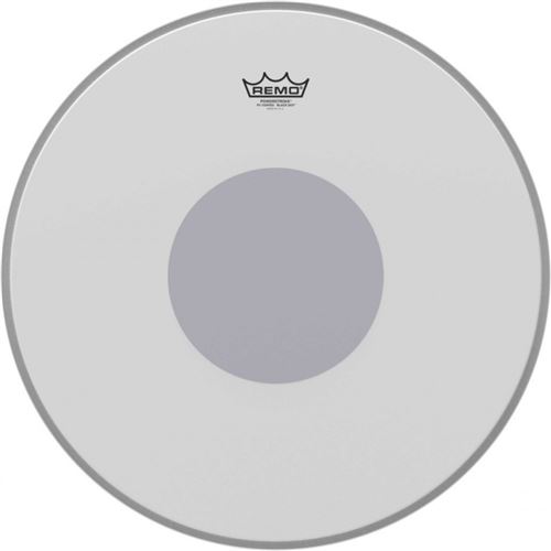 Remo P3-1120-10 Coated Powerstroke 3 Black Dot 20 pouces