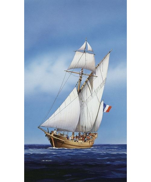 Maquette voilier corsair - heller - 80616