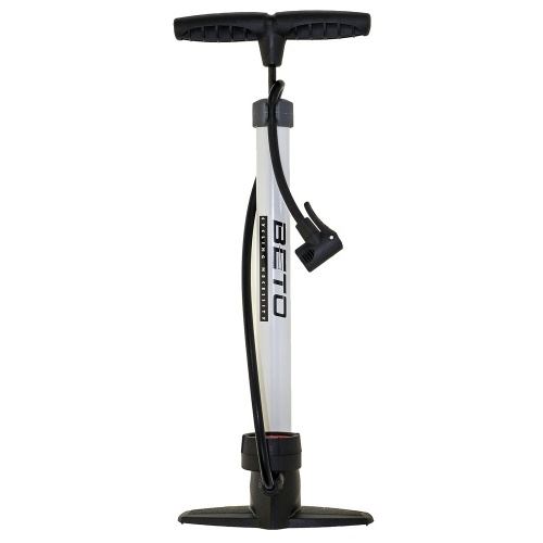 Beto Plancher Pompe Haute Pression en Acier Blanc Noir 11 Bar