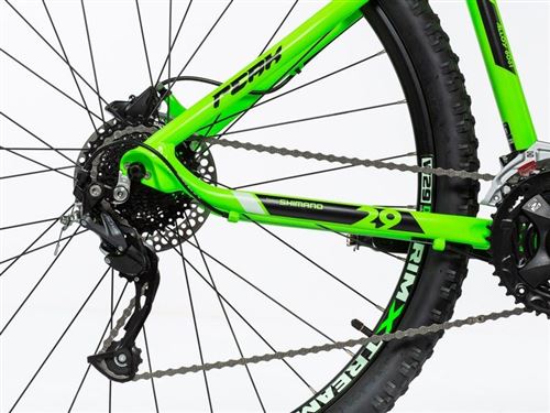 Velo VTT PEAK 29 Aluminium SHIMANO ALTUS 27V Freins a Disque Hydraulique SHIMANO Suspension avant avec bloquage Taille M VTT Achat prix fnac