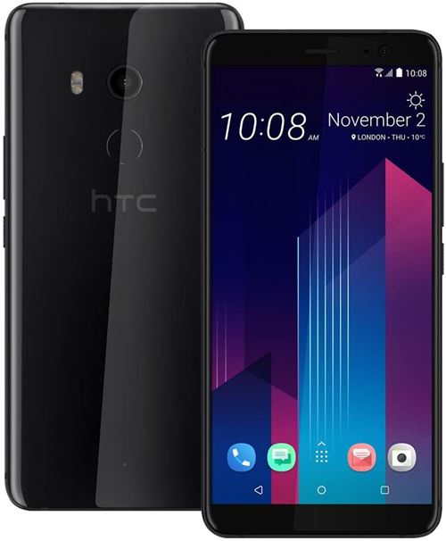Smartphone-HTC U11+ 12MP 64G 6pouces-Céramique Noire
