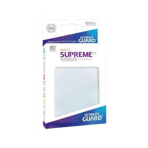 Ultimate Guard - 80 pochettes Supreme UX Sleeves taille standard Frosted Mat