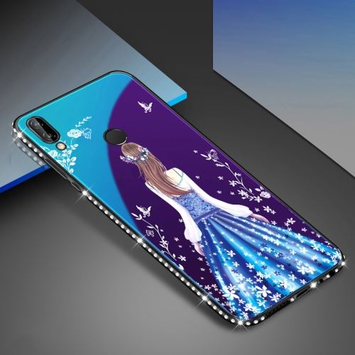 Huawei P20 Lite Coque Protection TPU beauté princesse fée Bleu ALS77109