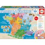 Educa - Puzzle Enfant - Carte Du Monde Des Animaux - 150 Pieces -  Collection Mappemonde - Geographique - Jeu Educatifs - Nouveaute - Animaux  - Rue du Commerce